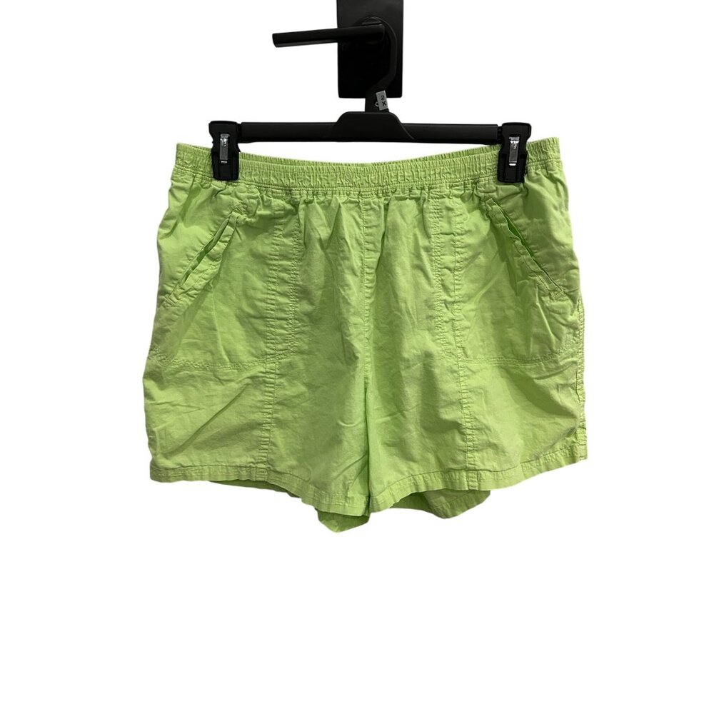 Fresh Produce Light Green Cotton Pockets Shorts Size XL Comfy Casual Summer